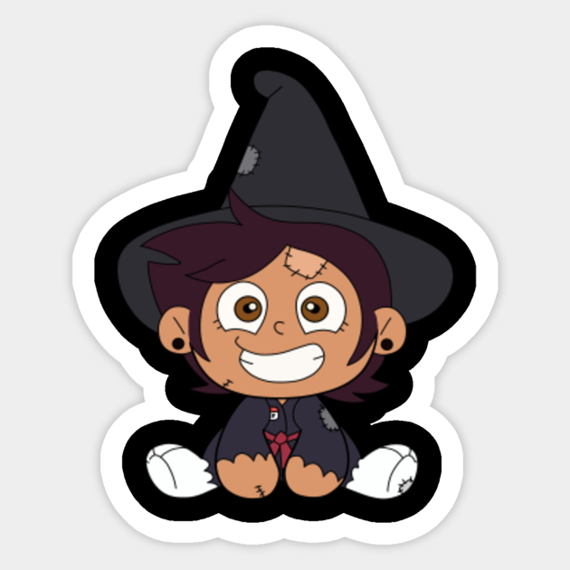 Luz witch apprentice plush Owl House Sticker TeePublic